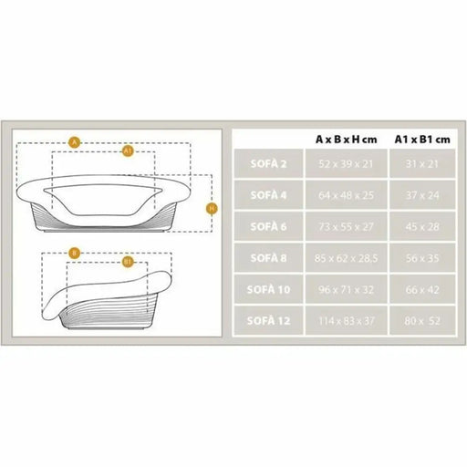 Dog Bed Ferplast - Домашни Животни<<<Дом Градина<<<BigBuy&&&Къщички и легълца<<<Домашни Животни<<<Дом Градина<<<BigBuy