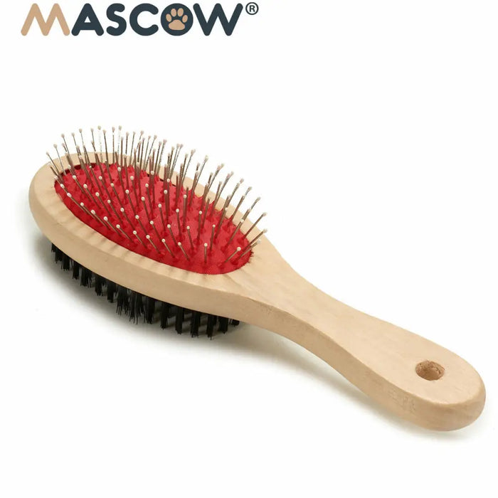 Dog Brush Mascow Brown Black Red 7 x 22,5 x 5 cm (12 Units) - Домашни Животни<<<Дом Градина<<<BigBuy&&&Здраве и
