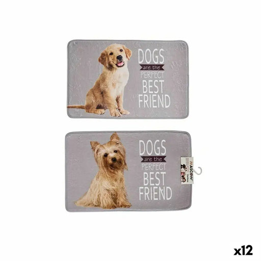 Dog Carpet Mascow Grey 45 x 0,5 x 69 cm (12 Units) - Домашни Животни<<<Дом Градина<<<BigBuy&&&Къщички и