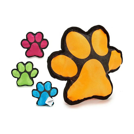 Dog chewing toy Mascow Blue Green Orange Pink 7 x 22 x 22 cm Animal footprints (12 Units) - Домашни Животни<<<Дом