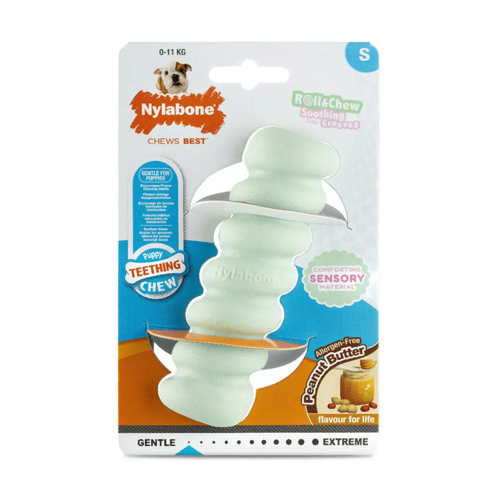 Dog chewing toy Nylabone SENSORY TACTILE STICK Green Peanut butter Bacon S - Домашни Животни<<<Дом