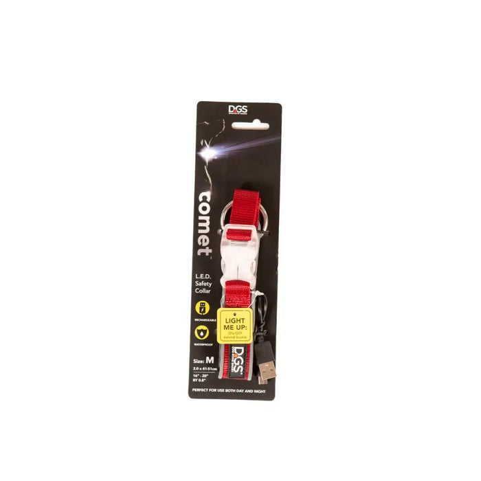 Dog collar Dog Gone Smart Red 12 Light - Домашни Животни<<<Дом Градина<<<BigBuy&&&Пътуване и разходки<<<Домашни