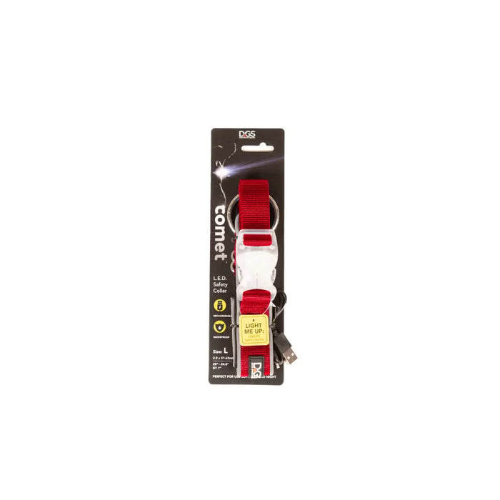 Dog collar Dog Gone Smart Red L Light - Домашни Животни<<<Дом Градина<<<BigBuy&&&Пътуване и разходки<<<Домашни
