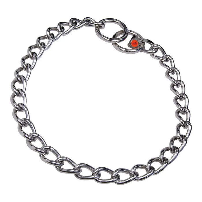 Dog collar Hs Sprenger Silver 4 mm Links Twisted (55 cm) - Пътуване и разходки<<<Домашни Животни<<<Дом Градина<<<BigBuy