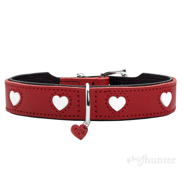 Dog collar Hunter Love S/M 35-43 cm Red - Домашни Животни<<<Дом Градина<<<BigBuy&&&Пътуване и разходки<<<Домашни