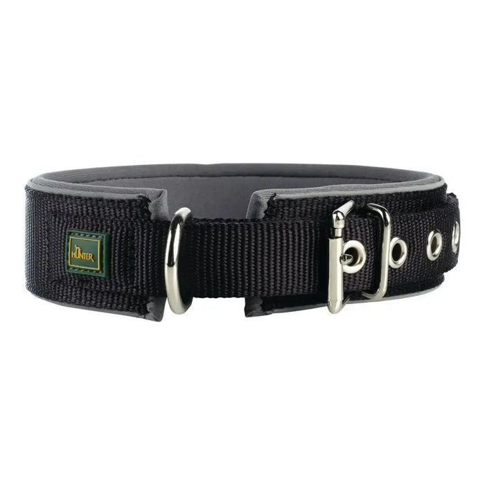Dog collar Hunter Neoprene Reflect Black (44-51 cm) - Домашни Животни<<<Дом Градина<<<BigBuy&&&Пътуване и