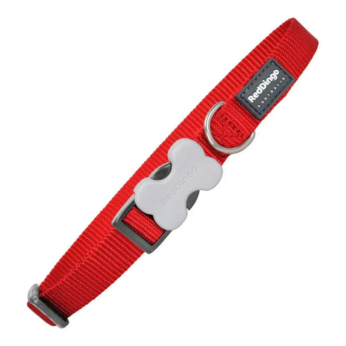 Dog collar Red Dingo Smooth Red (1,2 x 20-32 cm) - Домашни Животни<<<Дом Градина<<<BigBuy&&&Пътуване и