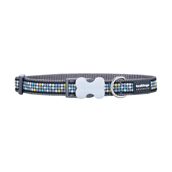 Dog collar Red Dingo STYLE MODERN ON COOL GREY 41-63 cm - Домашни Животни<<<Дом Градина<<<BigBuy&&&Пътуване и