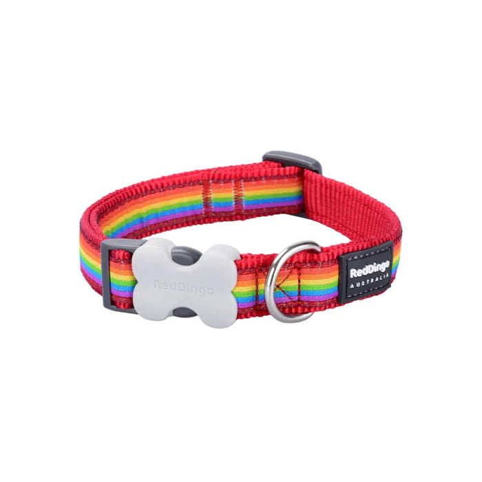 Dog collar Red Dingo STYLE RAINBOW 31-47 cm - Домашни Животни<<<Дом Градина<<<BigBuy&&&Пътуване и разходки<<<Домашни