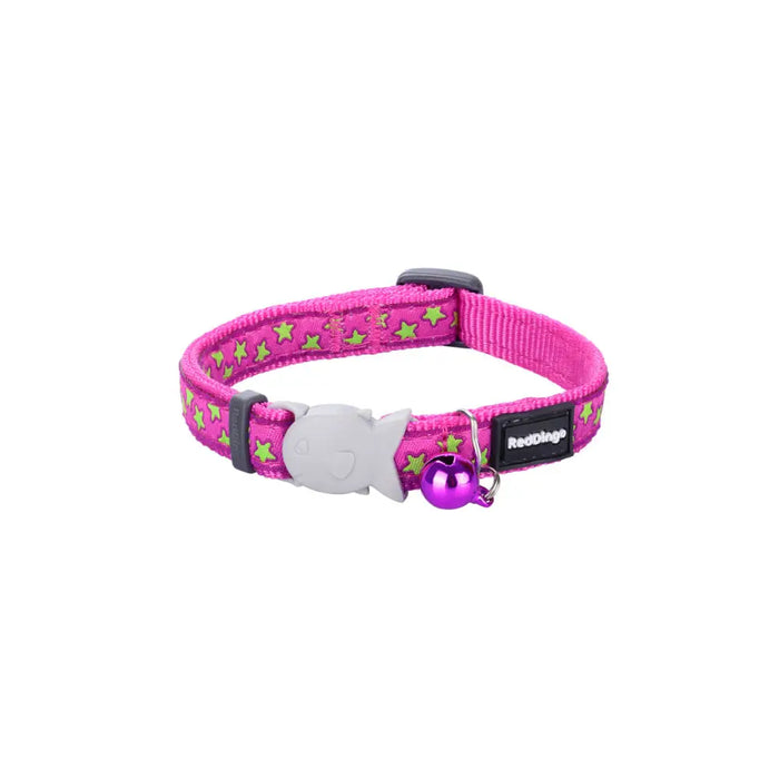 Dog collar Red Dingo STYLE STARS LIME ON HOT PINK 41-63 cm - Домашни Животни<<<Дом Градина<<<BigBuy&&&Пътуване и