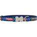 Dog collar Red Dingo US Flag 20-32 cm Blue - Домашни Животни<<<Дом Градина<<<BigBuy&&&Пътуване и разходки<<<Домашни