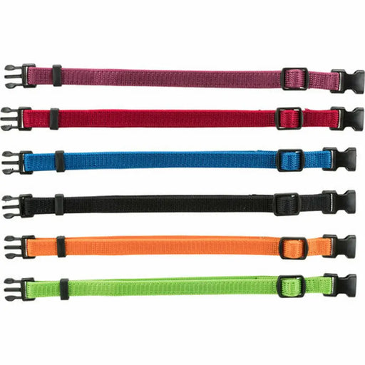 Dog collar Trixie Black Red Cobalt blue Apple M/L 22-35 cm (6 Units) - Домашни Животни<<<Дом