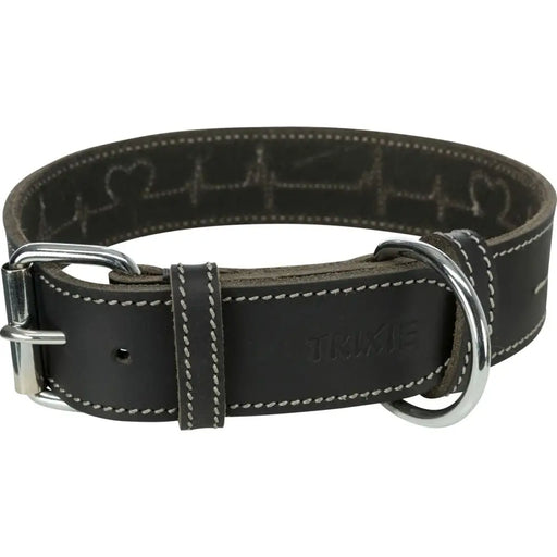 Dog collar Trixie Heartbeat Black L/XL 55-65 cm - Домашни Животни<<<Дом Градина<<<BigBuy&&&Пътуване и