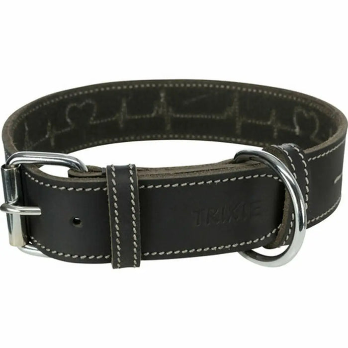 Dog collar Trixie Heartbeat Black S/M 34-40 cm - Домашни Животни<<<Дом Градина<<<BigBuy&&&Пътуване и разходки<<<Домашни