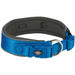 Dog collar Trixie Premium Graphite Cobalt blue S/M 33-42 cm - Домашни Животни<<<Дом Градина<<<BigBuy&&&Пътуване и
