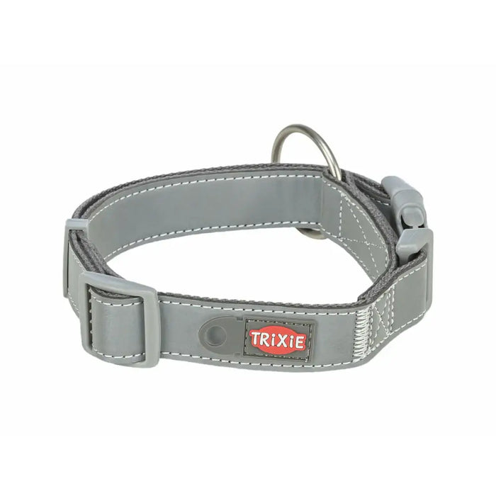 Dog collar Trixie Premium Reflect Graphite L/XL - Домашни Животни<<<Дом Градина<<<BigBuy&&&Пътуване и