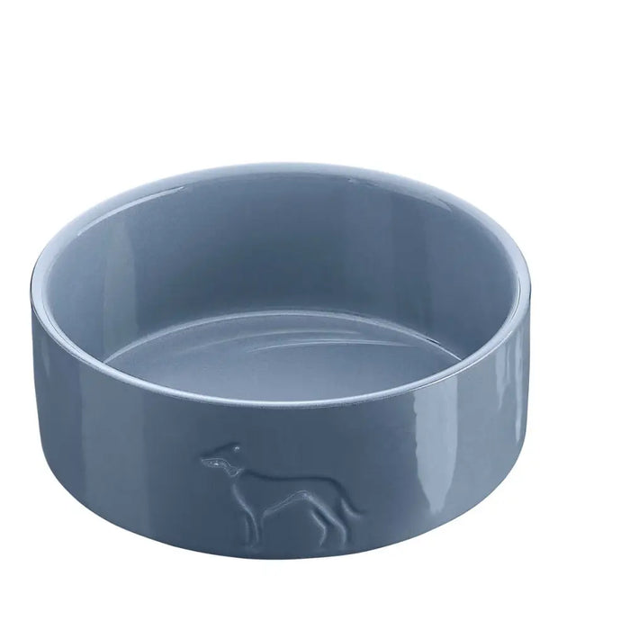 Dog Feeder Hunter OSBY GLAZED Blue Ceramic 2,5 L - Домашни Животни<<<Дом Градина<<<BigBuy&&&Купички за храна и