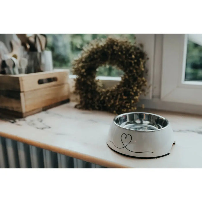 Dog Feeder Hunter Valencia White 160 ml - Домашни Животни<<<Дом Градина<<<BigBuy&&&Купички за храна и вода<<<Домашни