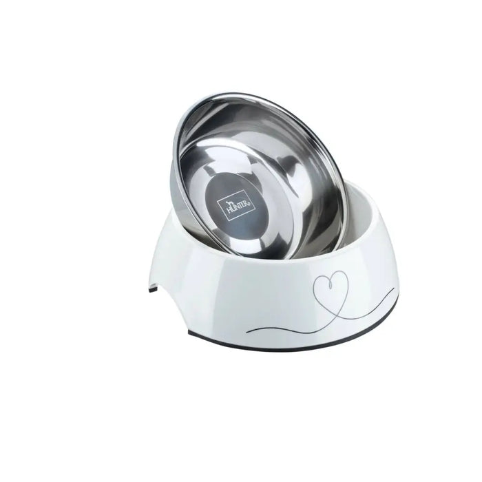 Dog Feeder Hunter Valencia White 350 ml - Домашни Животни<<<Дом Градина<<<BigBuy&&&Купички за храна и вода<<<Домашни