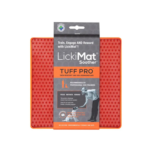 Dog Feeder Lickimat Orange polypropylene TPR - Домашни Животни<<<Дом Градина<<<BigBuy&&&Здраве и хигиена<<<Домашни