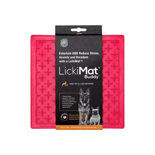 Dog Feeder Lickimat Pink TPR - Домашни Животни<<<Дом Градина<<<BigBuy&&&Купички за храна и вода<<<Домашни Животни<<<Дом
