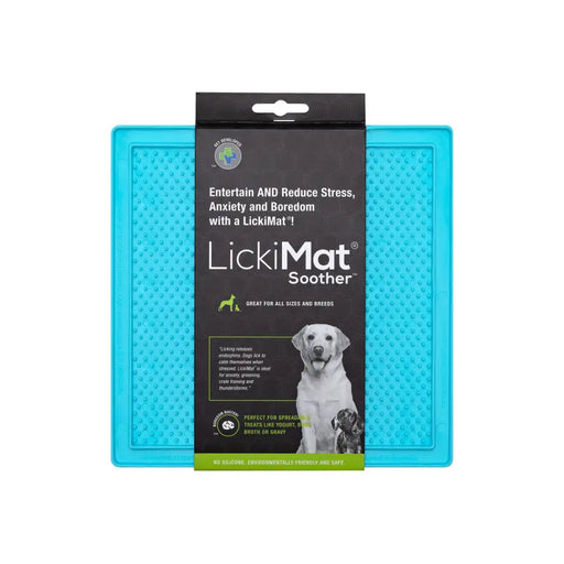 Dog Feeder Lickimat Turquoise TPR - Домашни Животни<<<Дом Градина<<<BigBuy&&&Купички за храна и вода<<<Домашни