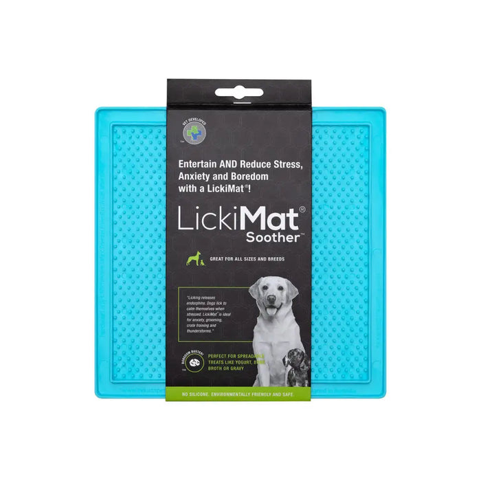 Dog Feeder Lickimat Turquoise TPR - Домашни Животни<<<Дом Градина<<<BigBuy&&&Купички за храна и вода<<<Домашни