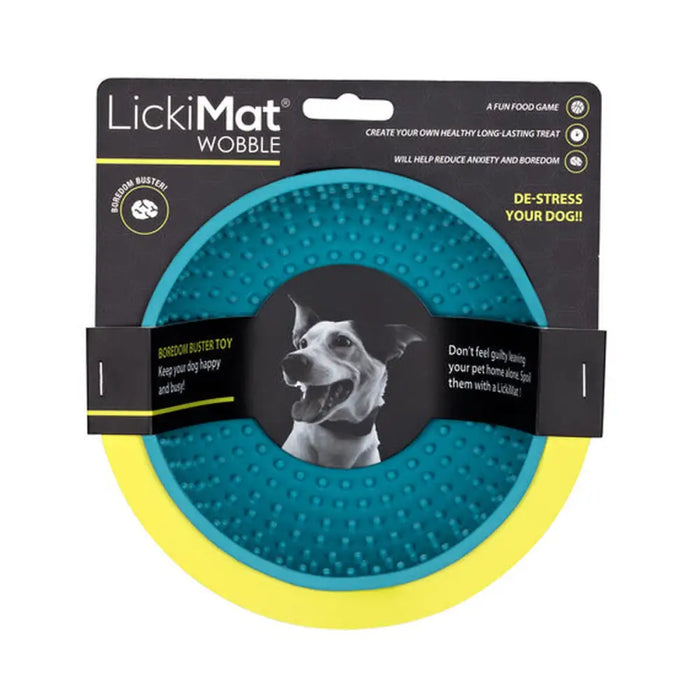 Dog Feeder Lickimat Wobble Turquoise Rubber - Домашни Животни<<<Дом Градина<<<BigBuy&&&Купички за храна и