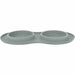Dog Feeder Trixie Grey Stainless steel Ø 16 cm Double 2 × 0,3 L 47 × 3 × 26 CM - Домашни Животни<<<Дом