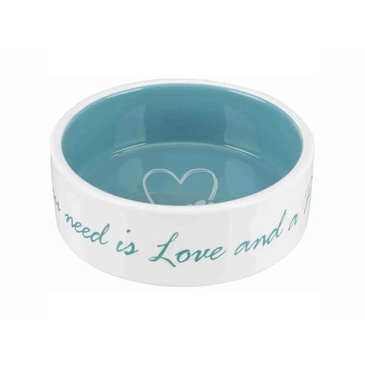 Dog Feeder Trixie Pet’s Home Blue Cream Ø 12 cm 300 ml - Домашни Животни<<<Дом Градина<<<BigBuy&&&Купички за храна и