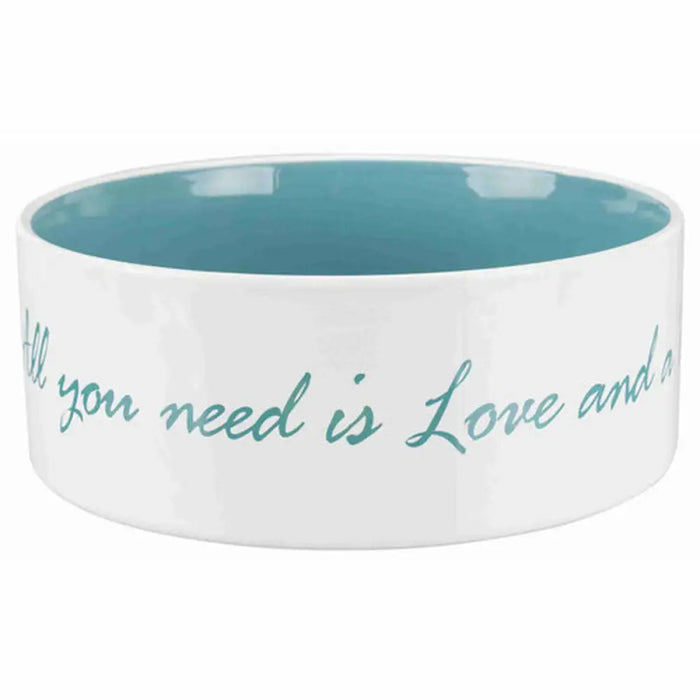 Dog Feeder Trixie Pet’s Home Blue Cream Ø 12 cm 300 ml - Домашни Животни<<<Дом Градина<<<BigBuy&&&Купички за храна и