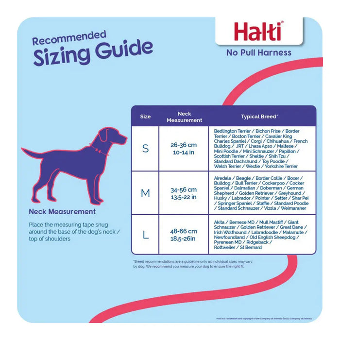 Dog Harness Company of Animals Halti Size S (26-36 cm) - Домашни Животни<<<Дом Градина<<<BigBuy&&&Пътуване и
