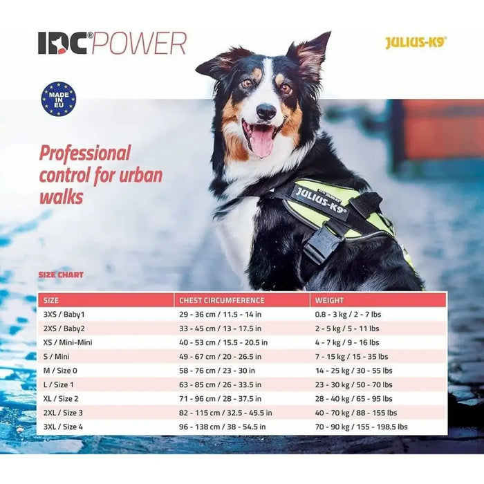 Dog Harness Julius K9 IDC Black XL 3 - Домашни Животни<<<Дом Градина<<<BigBuy&&&Пътуване и разходки<<<Домашни