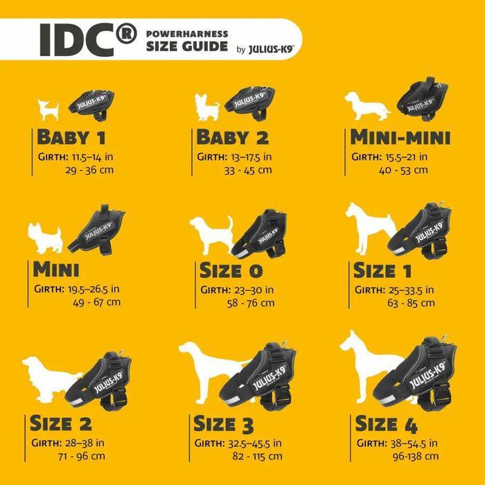 Dog Harness Julius K9 IDC Yellow L 1 - Пътуване и разходки<<<Домашни Животни<<<Дом Градина<<<BigBuy