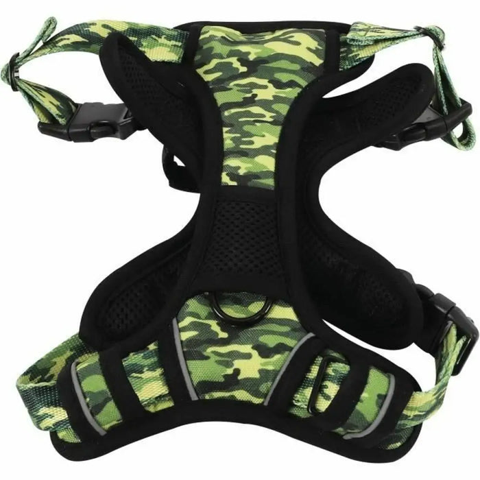 Dog Harness MPETS HIKING Green M - Домашни Животни<<<Дом Градина<<<BigBuy&&&Пътуване и разходки<<<Домашни Животни<<<Дом