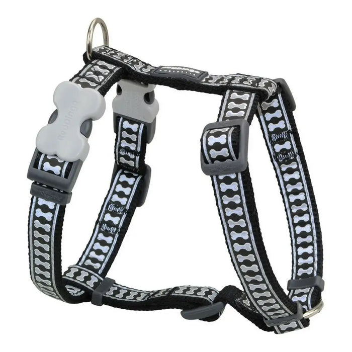 Dog Harness Red Dingo Bone Reflective 30-48 cm Black - Домашни Животни<<<Дом Градина<<<BigBuy&&&Пътуване и