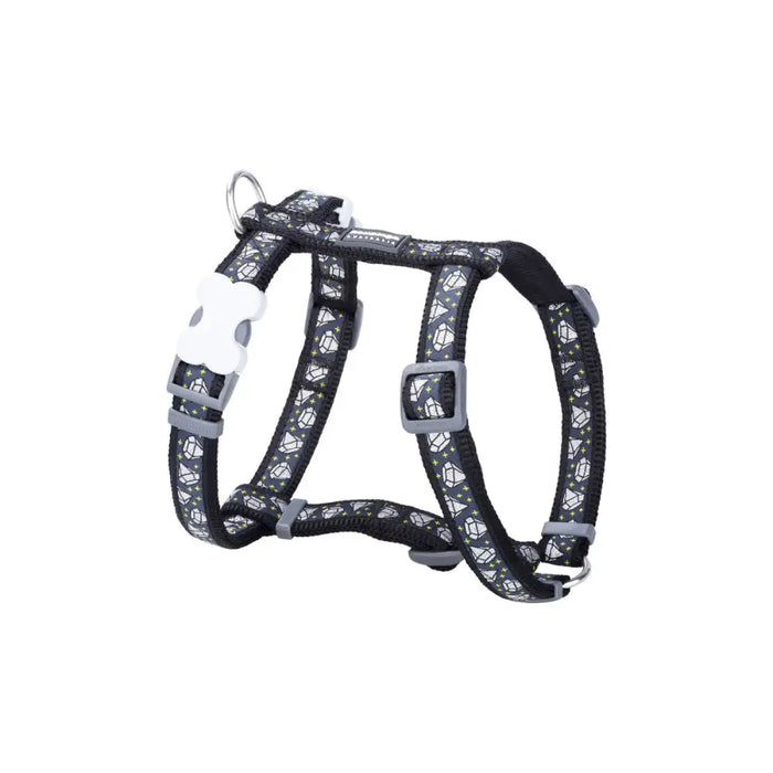 Dog Harness Red Dingo Diamond 25-39 cm Black - Домашни Животни<<<Дом Градина<<<BigBuy&&&Пътуване и разходки<<<Домашни
