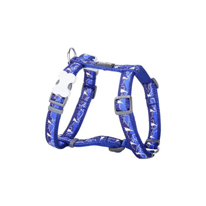 Dog Harness Red Dingo Lightning 25-39 cm Navy Blue - Домашни Животни<<<Дом Градина<<<BigBuy&&&Пътуване и