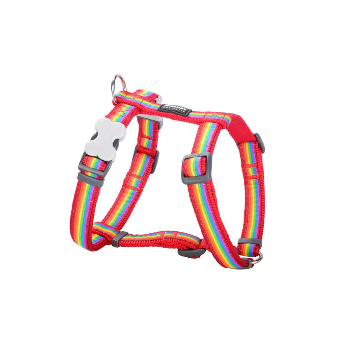 Dog Harness Red Dingo STYLE RAINBOW 45-66 cm 36-59 cm - Домашни Животни<<<Дом Градина<<<BigBuy&&&Пътуване и