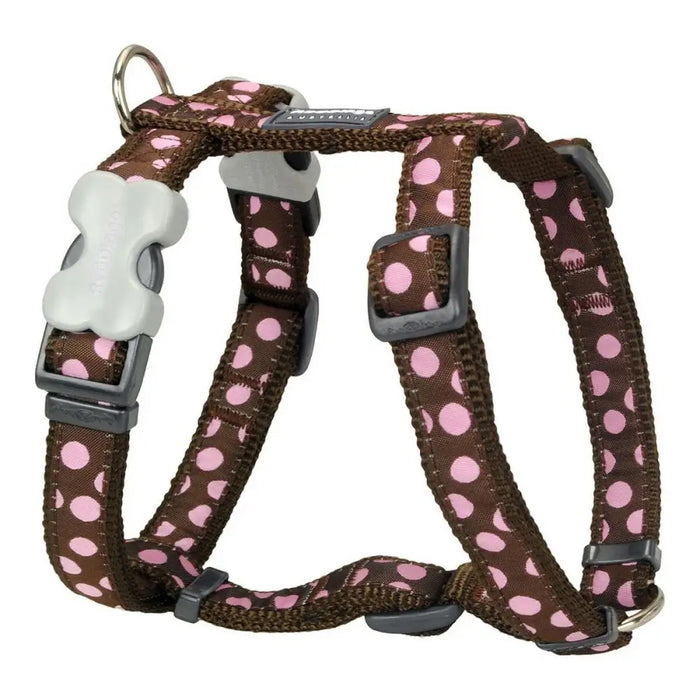 Dog Harness Red Dingo Style Sports Pink Spots 37-61 cm - Домашни Животни<<<Дом Градина<<<BigBuy&&&Пътуване и