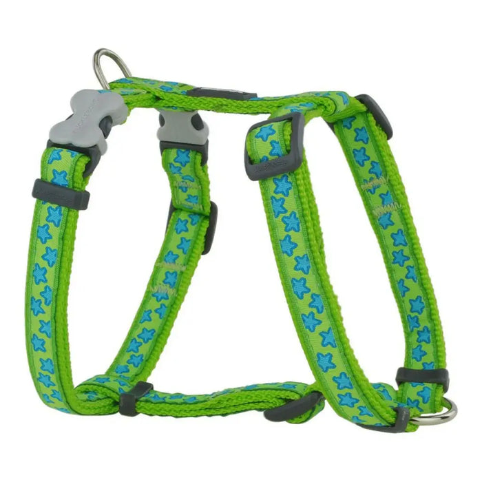 Dog Harness Red Dingo Style Star Green 25-39 cm - Домашни Животни<<<Дом Градина<<<BigBuy&&&Пътуване и