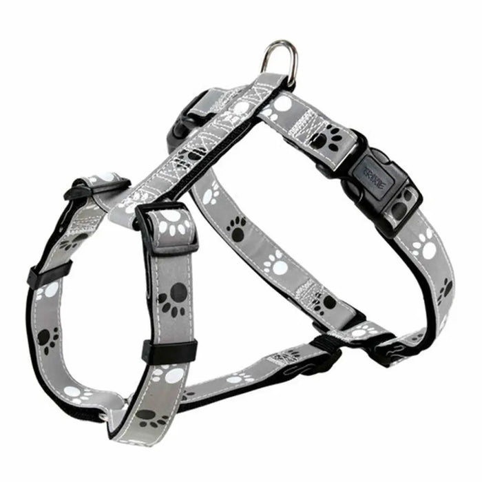 Dog Harness Trixie Silver Reflect Black Grey M/L - Домашни Животни<<<Дом Градина<<<BigBuy&&&Пътуване и
