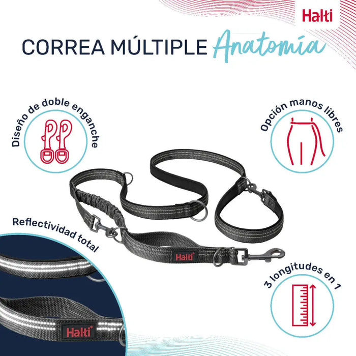 Dog Lead Company of Animals Grey S - Домашни Животни<<<Дом Градина<<<BigBuy&&&Пътуване и разходки<<<Домашни