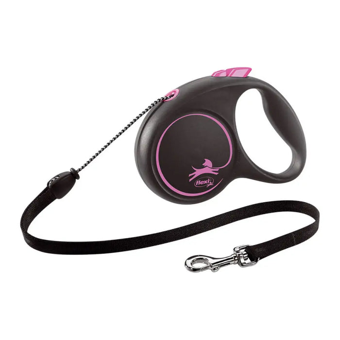Dog Lead Flexi BLACK DESIGN 5 m Pink Size S - Домашни Животни<<<Дом Градина<<<BigBuy&&&Пътуване и разходки<<<Домашни