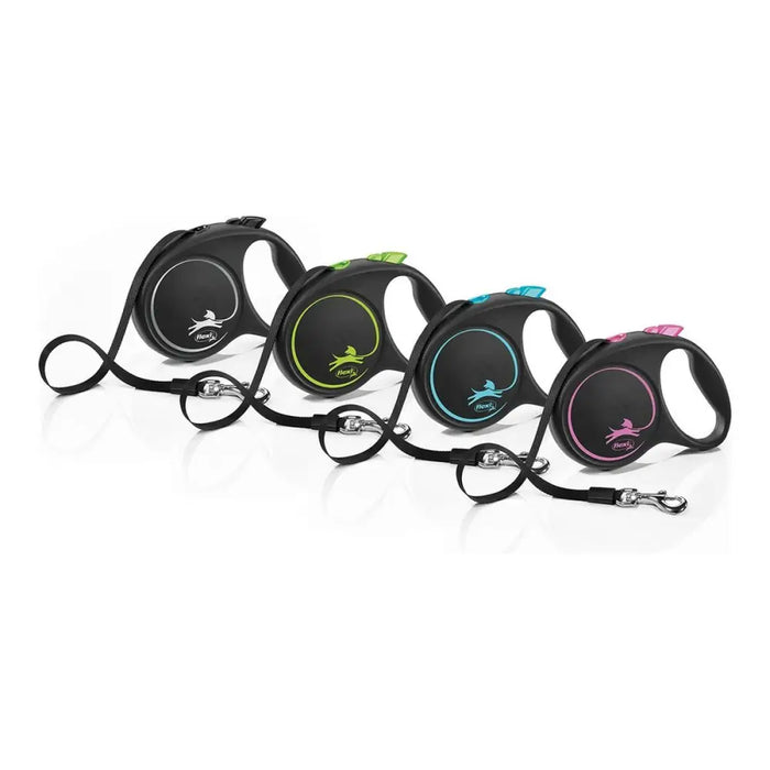 Dog Lead Flexi BLACK DESIGN 5 m Size S Green - Домашни Животни<<<Дом Градина<<<BigBuy&&&Пътуване и разходки<<<Домашни