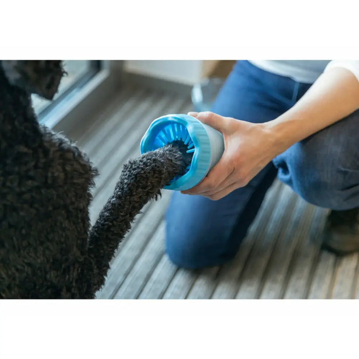 Dog Paw Cleaner Trixie Blue S/M - Домашни Животни<<<Дом Градина<<<BigBuy&&&Здраве и хигиена<<<Домашни Животни<<<Дом