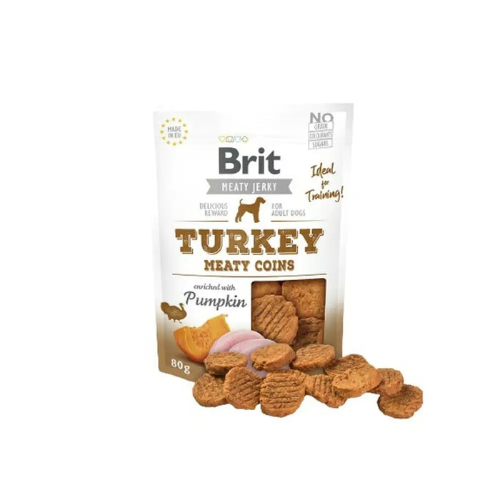 Dog Snack Brit Jerky Snack Turkey 80 g - Хранене на домашни любимци<<<Домашни Животни<<<Дом