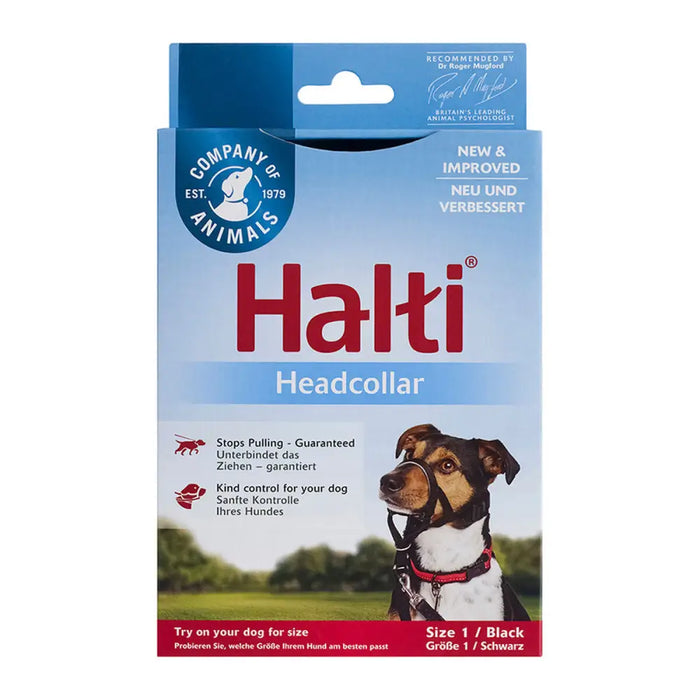 Dog Training Collars Company of Animals Halti Black Muzzle (31-40 cm) - Домашни Животни<<<Дом