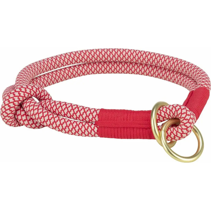 Dog Training Collars Trixie Soft Rope Red Cream M 45 cm - Домашни Животни<<<Дом Градина<<<BigBuy&&&Пътуване и