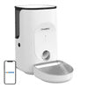 Dogness F16 WiFi 5G 4L smart food dispenser with stainless steel bowl (white) - Bowls<<<Food